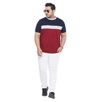 Bigbanana MenS Regular Fit Round Neck (Ella,Maroon,3Xl)