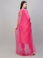 ANNI DESIGNER Womens Cotton Blend Straight Printed Kurta with Pant & Dupatta (DMPL RANI_M_Pink_Medium)