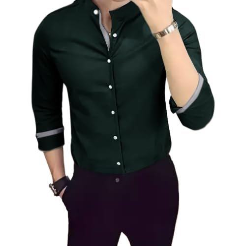 Tee Projekt Casual Cotton Long Sleeve Shirt for Men Formal Wear Regular Wear
