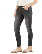 INKD Womens Stretchable Skinny Fit Jeans Graphite