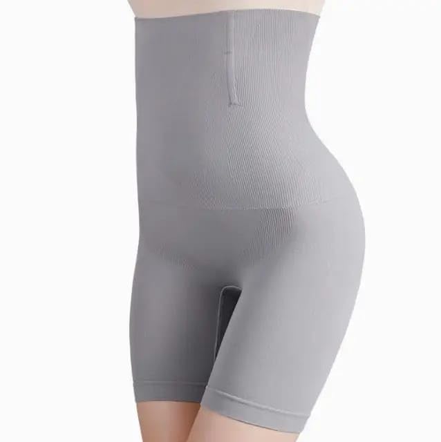 HEADBUTT Womens Plus Size HiWaist Tummy Control Shapewear Body Shaper Girdle Corset Waist Butt Lifter Panty (Grey, XL/2XL) 2