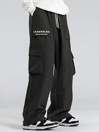 Indoprimo Regular Casual Pants (Miami-Cargo Men_Black