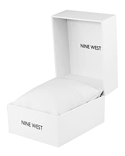 Nine West Women's Floral Dial Strap Watch, NW/2920