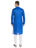 Manyavar Cotton Solid Casual Kurta Set For Men