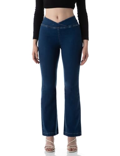 INKD Regular Fit Womens Jeans (INKSS24WJN-404_Denim Delight