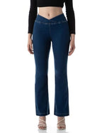 INKD Regular Fit Womens Jeans (INKSS24WJN-404_Denim Delight
