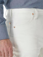Wrangler mens 0936 Cowboy Cut Slim Fit jeans, White, 27W x 32L US