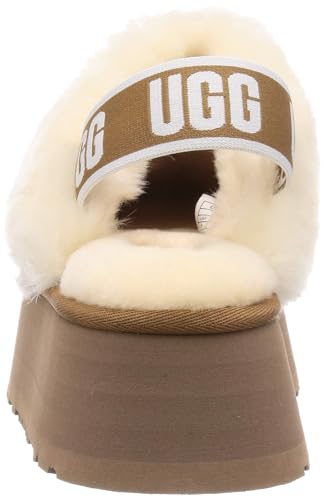 UGG Women's Funkette Slipper, Chestnut, 08
