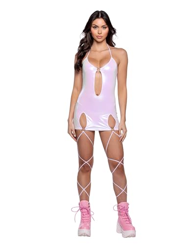 6543 - Metallic Iridescent Dress