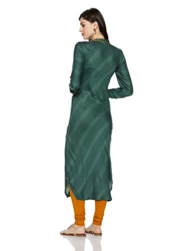 Aurelia Women'S Cotton Asymmetrical Hemline Kurta