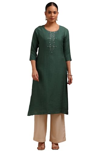 Soch Women Gadwal Embroidered Regular Kurta (ewa5ku61549