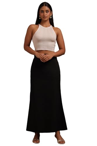 Soch Women Cotton Spandex Solid Petticoat