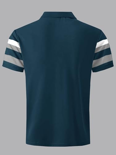 Noble Monk MenS Regular Fit Pure Cotton Polo T Shirt |Half Sleeves |Collar Tshirts | Casual T-Shirt For Men