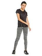 Clovia WomenS Polyester Activewear Short Sleeve Sports T-Shirt (At0124P13_Black_Xl)