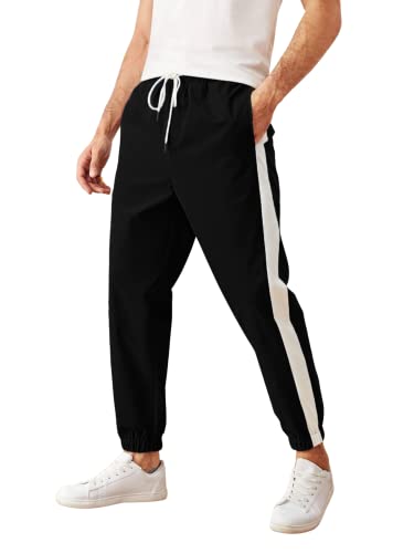 Track Pant For Men || Track Pants || Lycra Full Elastic Jogger Track Pant (Tp-03-Black-M)