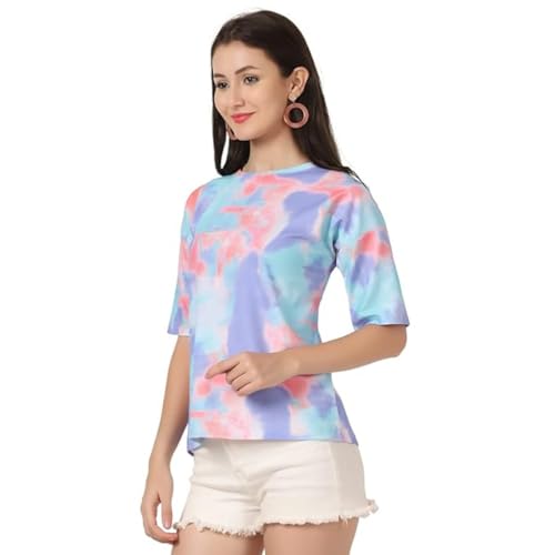 DHRUVI TRENDZ Womens Rayon Casual Regular Top
