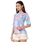 DHRUVI TRENDZ Womens Rayon Casual Regular Top