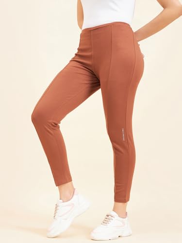 Sweet Dreams Womens Regular Pants (LP-3007AV_Mocha