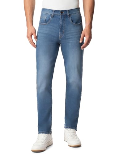 INKD Mens Regular Jeans (INKSS23MJN-010_Indigo-Azure Nile