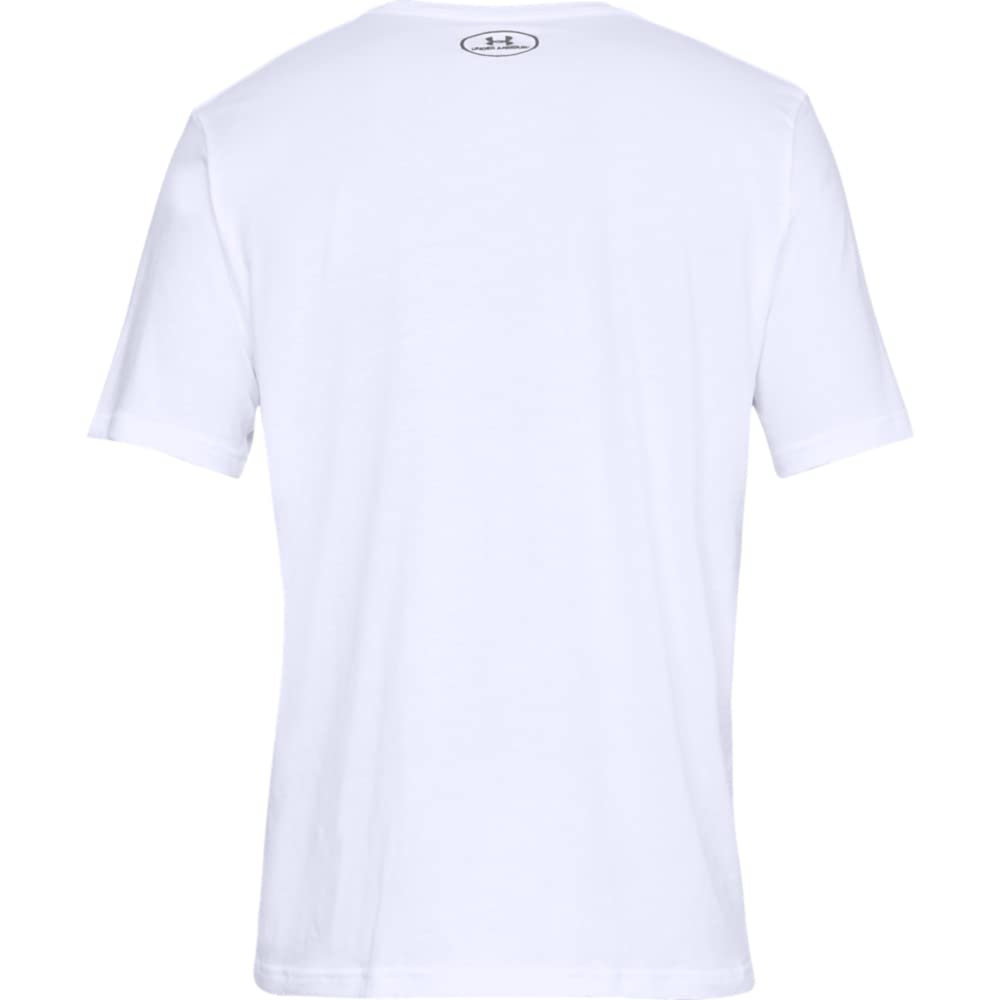 Under Armour Men's UA Team Issue Wordmark Short Sleeve LG White