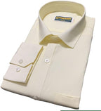 PRAKASAM COTTON mens Cotton wedding Set- Pure cotton Full sleeve Cream Shirt + A pure Cotton Flexi size Stitched Pocket Dhotie +