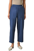 Blue Knitted Narrow Palazzo