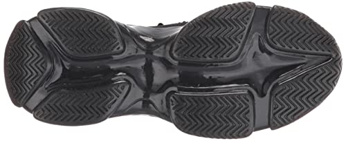 Steve Madden Women's Maxima Sneaker, Black, 10