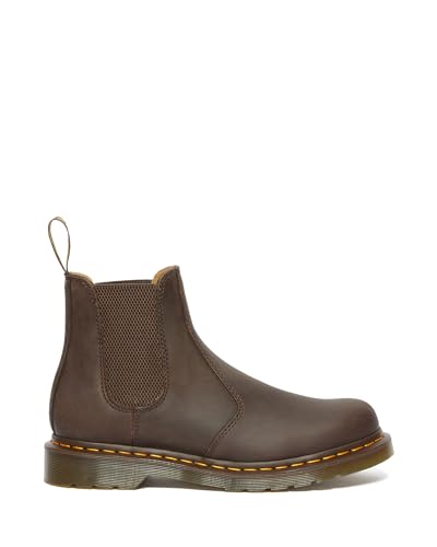 Dr. Martens Unisex Chelsea Boot, Dark Brown Crazy Horse, 12 US Men