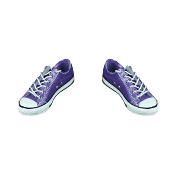 Enakshi 2x1/6 Lace Up Canvas Shoes Flat Heel Sneakers for 12 Action Figure Purple|Toys & Hobbies | Action Figures | TV, Movie  6-12