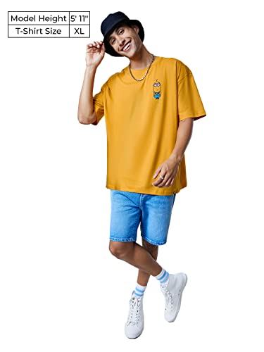 The Souled Store MenS Cotton Loose T-Shirt
