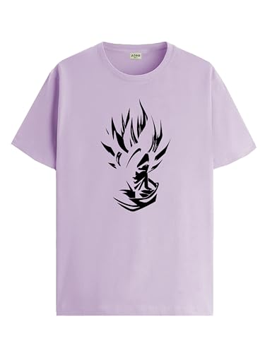 ADRO Tshirt for Men | Printed T Shirt for Men | 100% Cotton T-Shirt |Printed T Shirt | T-Shirts | RN24-GOK-PU-2XL Purple