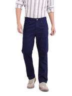 The Indian Garage Co Mens Slim Straight Fit Solid Mid-Rise Jeans
