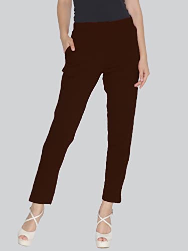 Lyra Cotton Strech Pencil Pant For Women | Mid-Waist | Fashionwear
