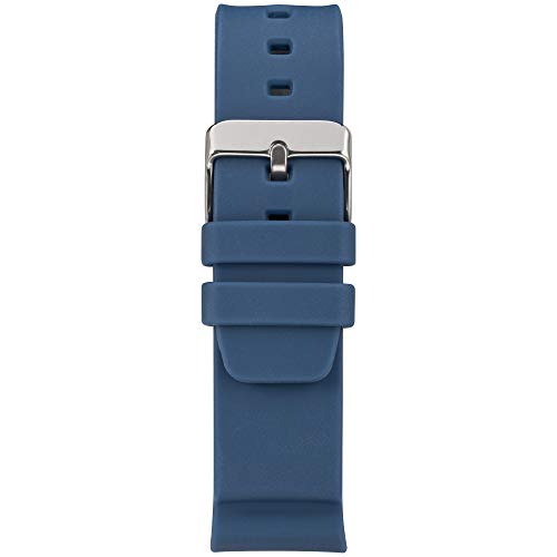 Timex Unisex TW5M23500 DGTL Mako Digital 44mm Blue/Gold-Tone Silicone Strap Watch