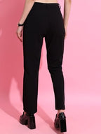 Ketch WomenS Loose Casual Pants (Kha1000045_Black