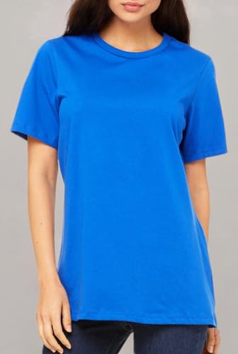 Ladies Relaxed Jersey Short-Sleeve T-Shirt - TEAM PURPLE - S(D0102H7W878)