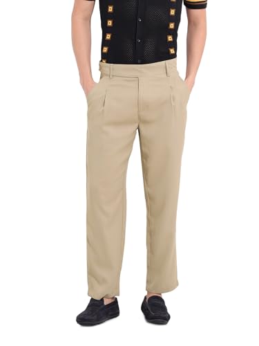 The Indian Garage Co Mens Regular Fit Solid Mid-Rise Gurkha Sweater
