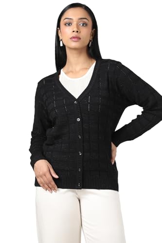 Soch Women Acrylic Woven Design Cardigan
