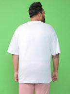 Bewakoof Official DC Merchandise Vengeance Mens Graphic Printed Oversized Fit Half Sleeve Round Neck Cotton Plus Size T-Shirt_6