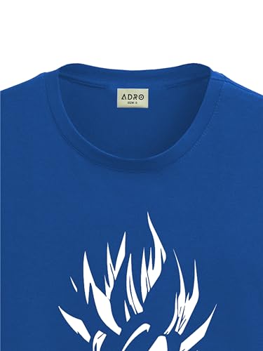 ADRO Tshirt for Men | Printed T Shirt for Men | 100% Cotton T-Shirt |Printed T Shirt | T-Shirts | RN24-GOK-RB-M Royal Blue