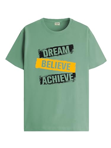 ADRO Tshirt for Men | Printed T Shirt for Men | 100% Cotton T-Shirt |Printed T Shirt | T-Shirts | RN24-DBA-PT-XL Pista