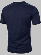 Noble Monk MenS Half Sleeves Henley Neck T-Shirt | Colorblock T-Shirt For Men