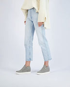 CUSHIONAIRE Women's Hart Hidden Wedge Sneaker +Wide Width Available, Black, 8 W