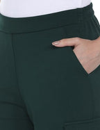 FYLTR Womens Relaxed Casual Pants (FYLAW24WP-502_Olive Dew