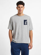 Nobero MenS Solid Oversized Fit T-Shirt (1M-Twrt-C0697_Grey Melange
