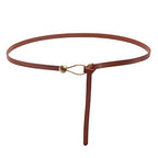 Fabme Women Polyurethane Belt - Wear On Dress, Kurta To Style (Brown),Free Size,Acc040Br