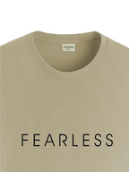 ADRO Men's Solid Regular Fit T-Shirt (RN24-FRL-BE_Beige