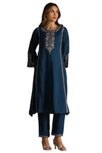 Soch Women Art Silk Embroidered Kurta Set with Thread Work