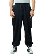 Bewakoof MenS Solid Super Loose Fit Cotton Blend Joggers_ 617465 Black L