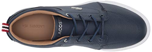 Lacoste Men's Bayliss Sneaker, Navy/White, 9.5 Medium US